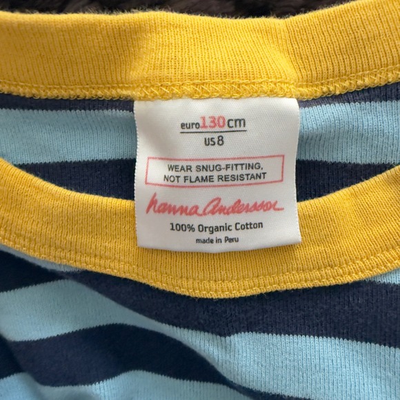 Hanna Andersson Pajama Bundle Boys Size 8 Marvel + Dino + Striped Organic Cotton - Picture 7 of 7